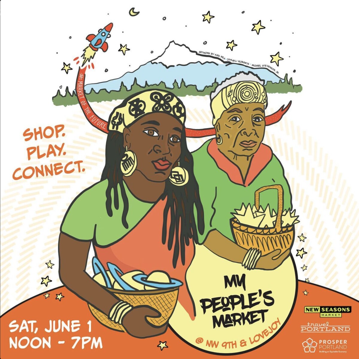 Flyer for My People's Market - June 2019