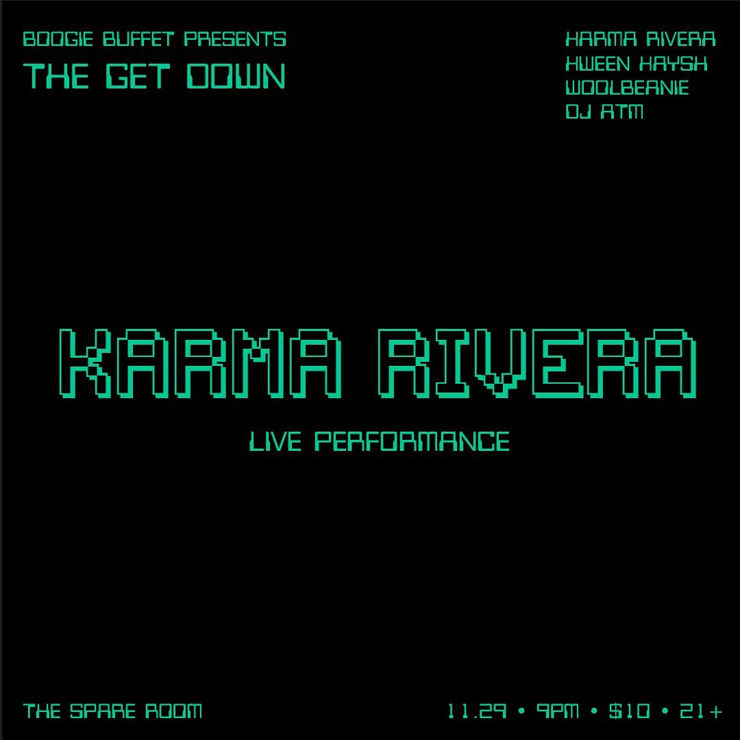 Flyer for Nov 29 2019 at The Spare Room
