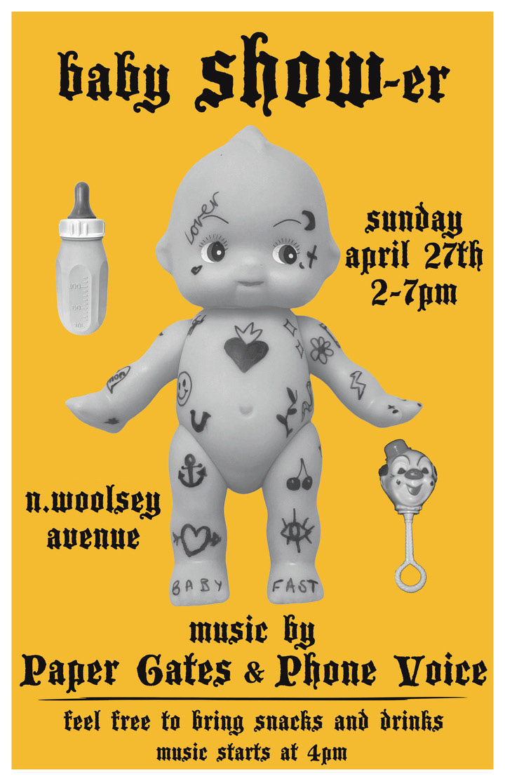 Flyer for baby SHOW-er - April 27 2025