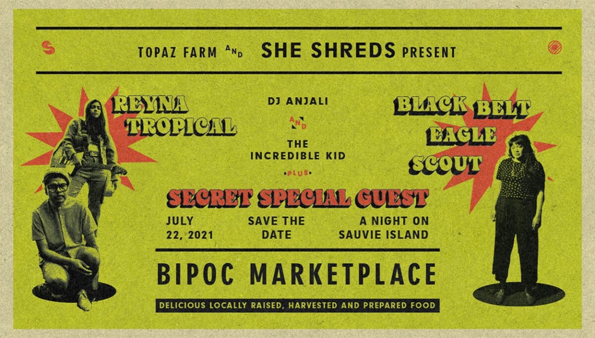Flyer for July 22 2021 at Topaz Farm