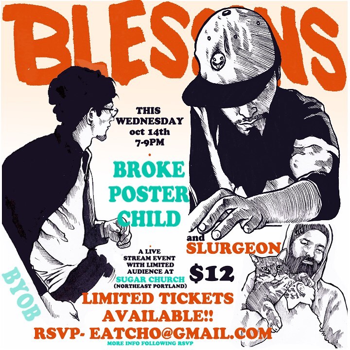 Flyer for October 14 2020 at Studio Sugar Church