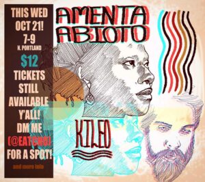 Flyer for October 21 2020 at Studio Sugar Church