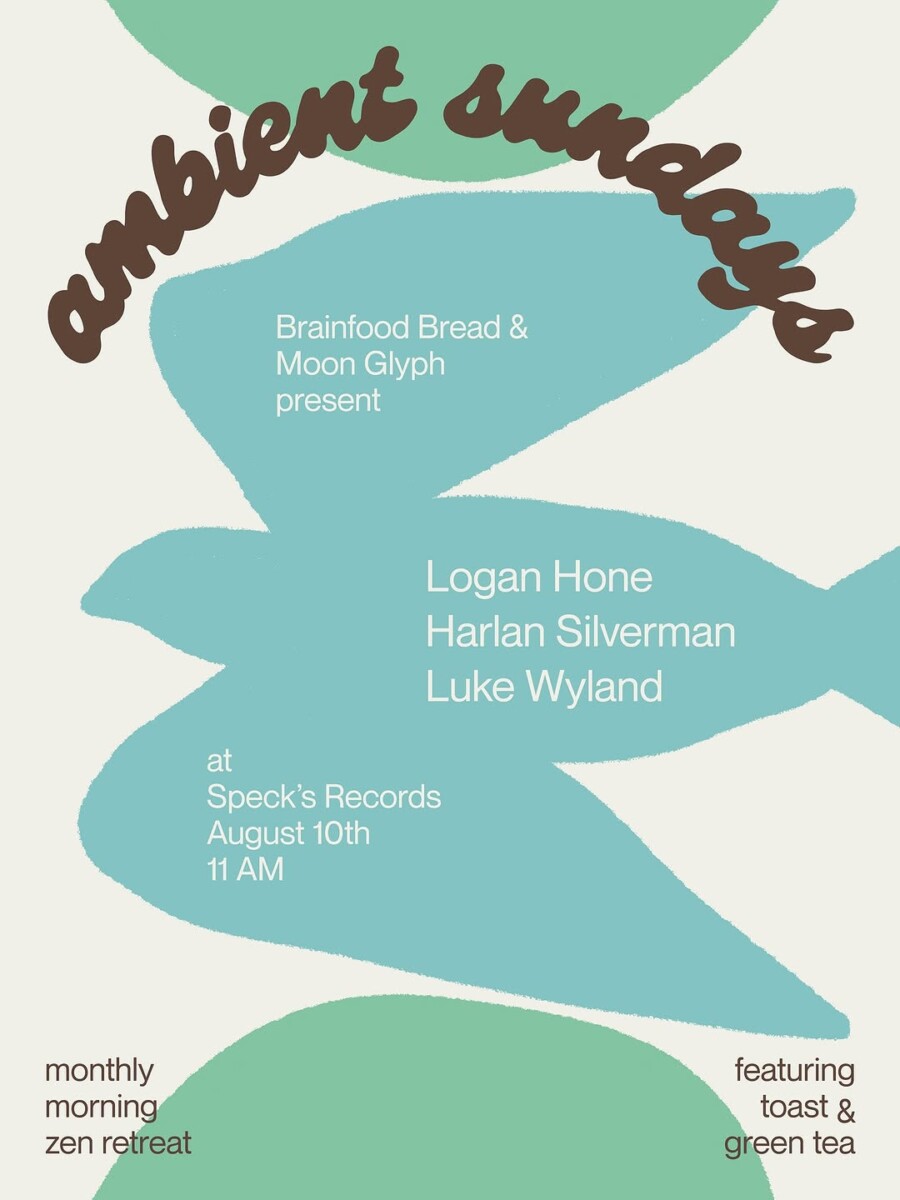 Flyer for August 10 2025 at Speck's Records & Tapes