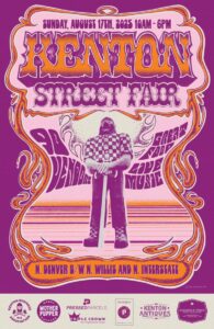 Flyer for Kenton Street Fair 2025