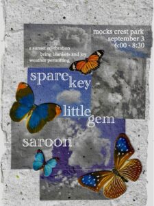 Flyer for September 3 2025 at Mocks Crest Park