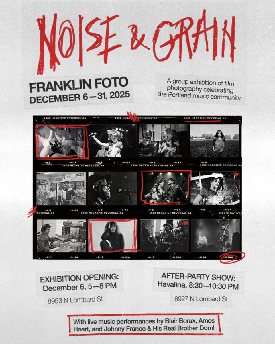 Flyer for December 6 2025 at Franklin Foto