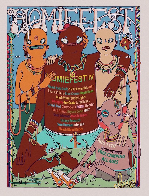 Flyer for Homiefest IV