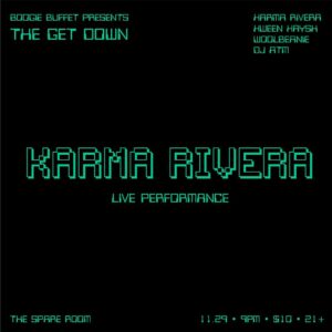 Flyer for Nov 29 2019 at The Spare Room